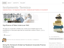 Tablet Screenshot of isolamentotermico.org
